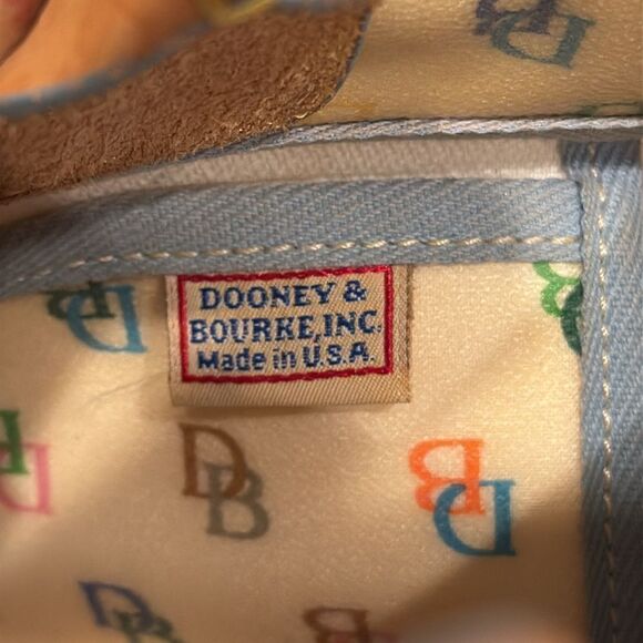 Vintage made in USA Dooney and Bourke “IT” hand bag in GUC no shoulder strap - Picture 8 of 13